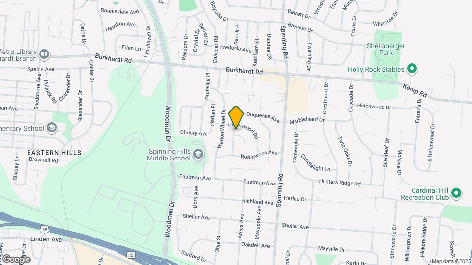 826 Woodhill Rd Map and Location Details