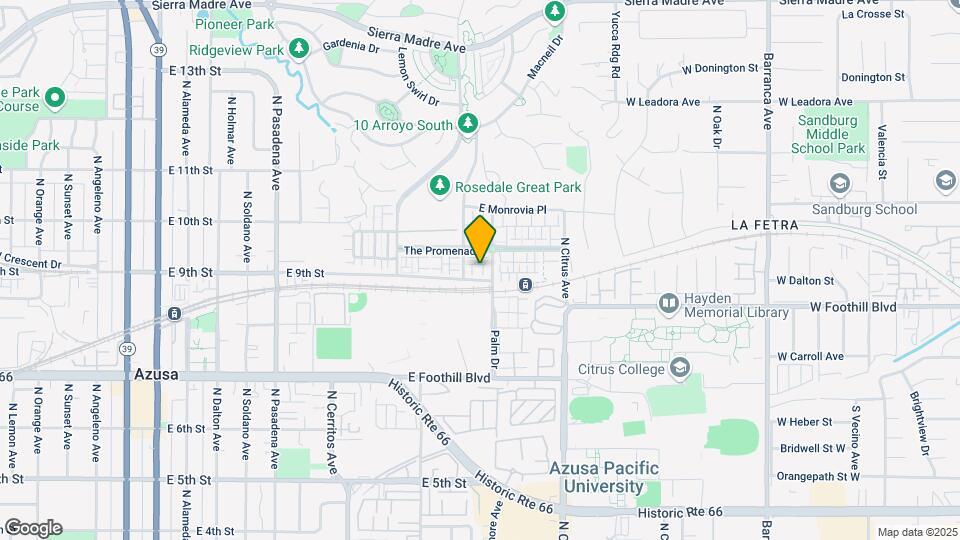 829 E Cassia Ln Map and Location Details