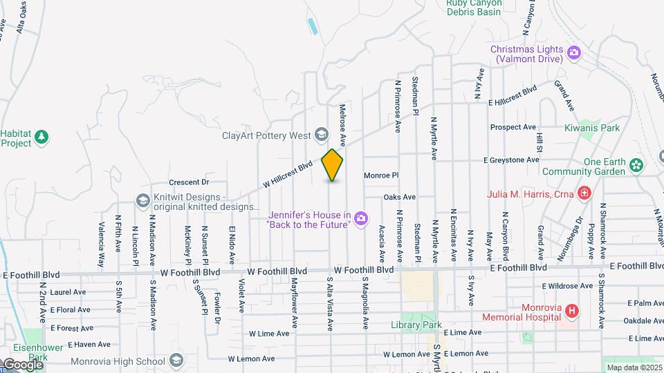 238 N Alta Vista Ave Map and Location Details