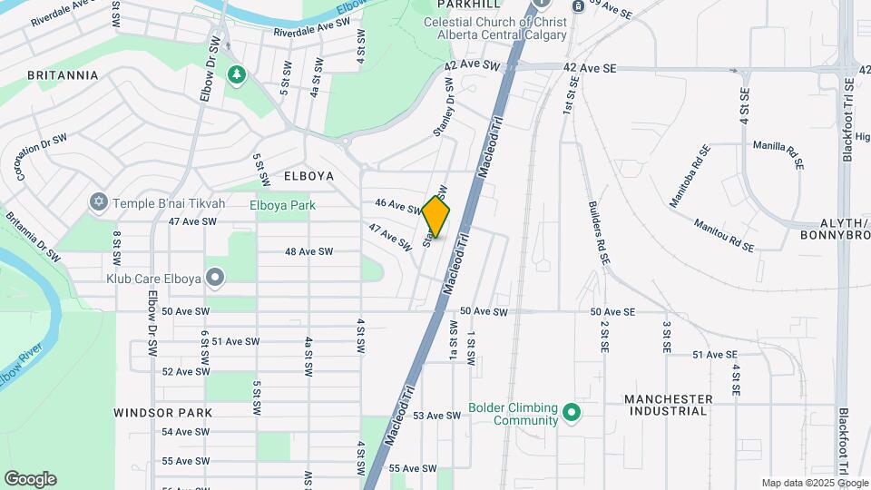 4718 Stanley Rd SW Map and Location Details