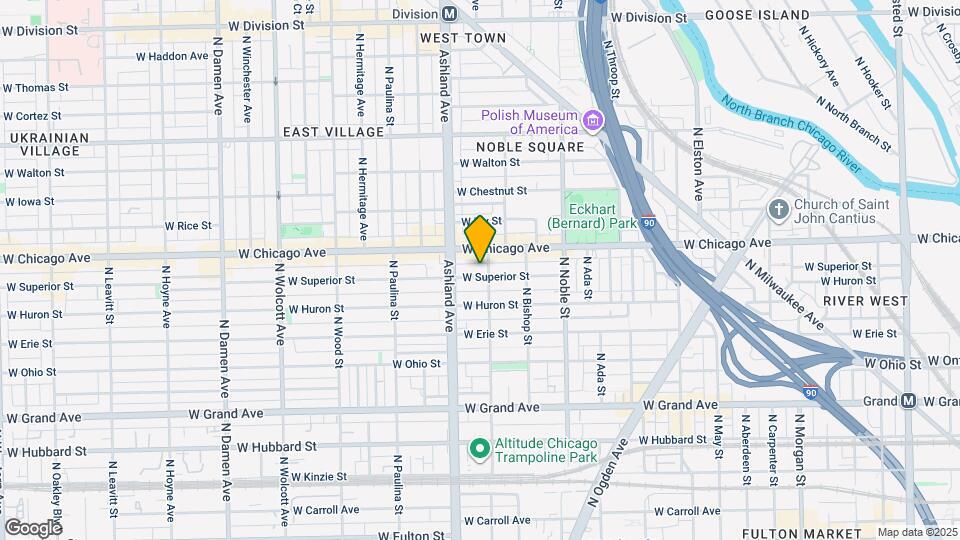 1506 W Superior St Map and Location Details