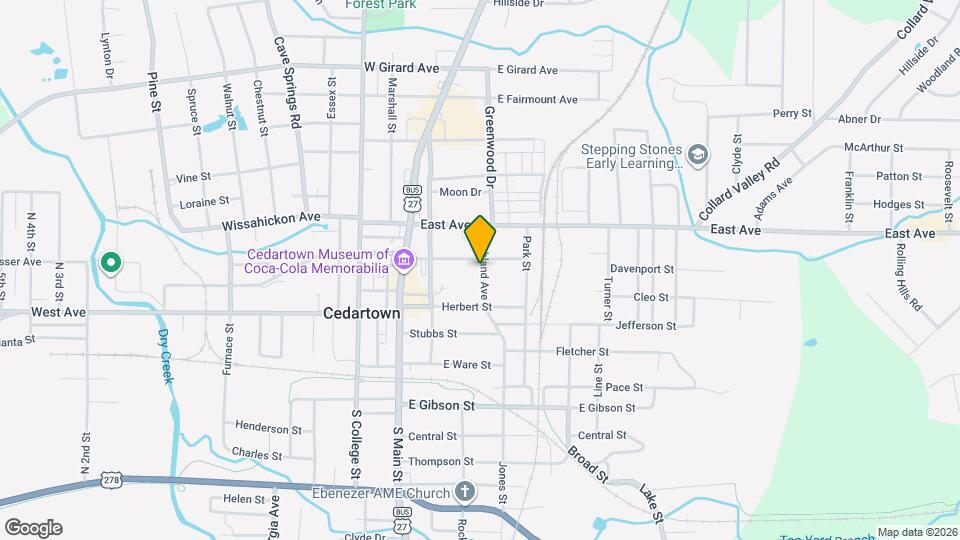 208 Highland Ave Map and Location Details