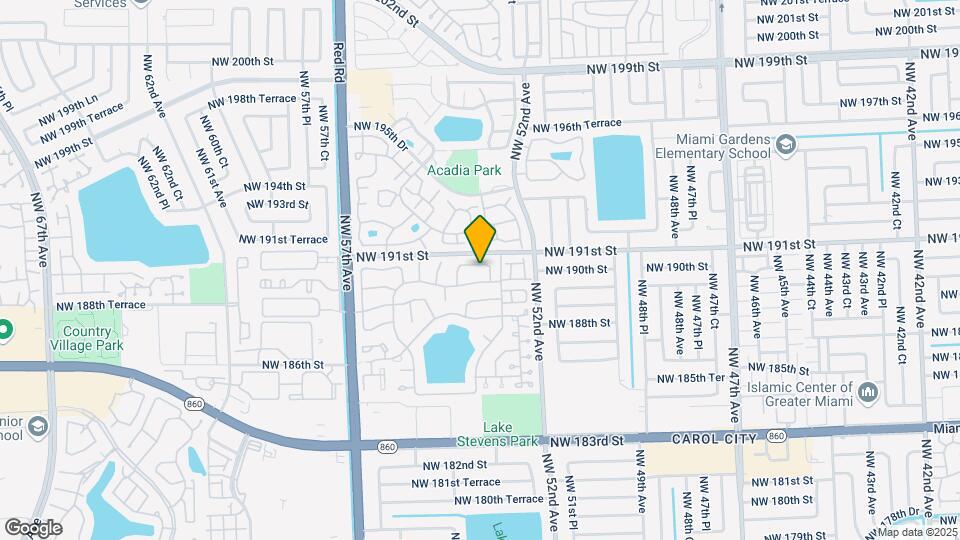 5360 NW 190th Ln Map and Location Details
