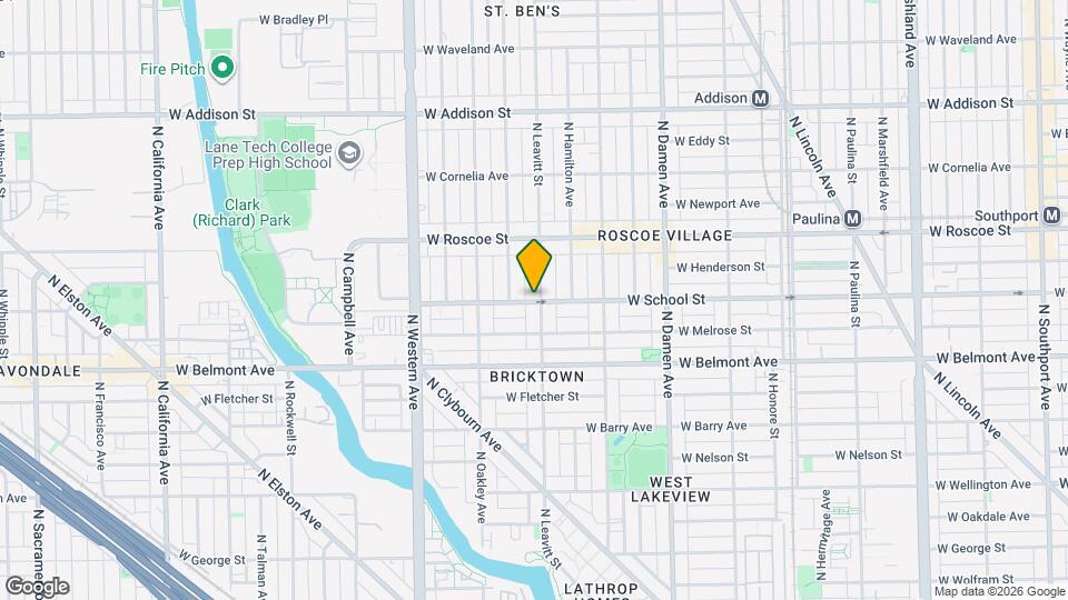 2206 W School St Map and Location Details