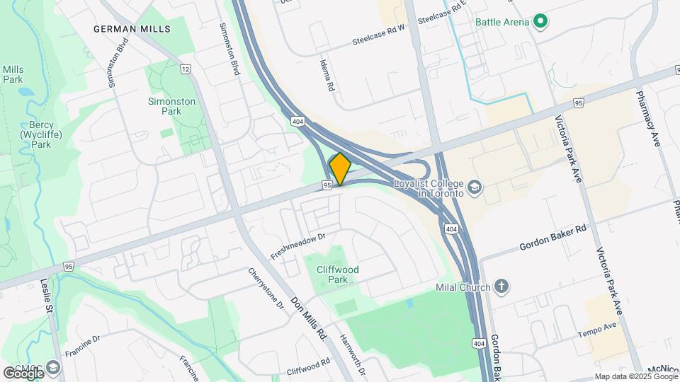 134 Song Meadoway Map and Location Details