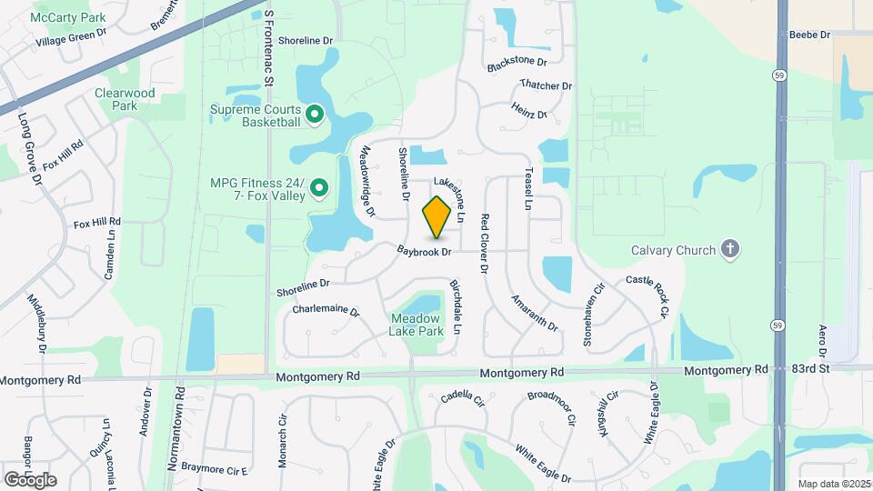 3832 Baybrook Dr Map and Location Details