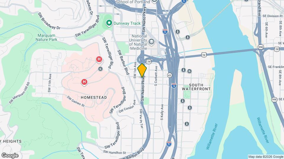 3419 SW Naito Pkwy Map and Location Details