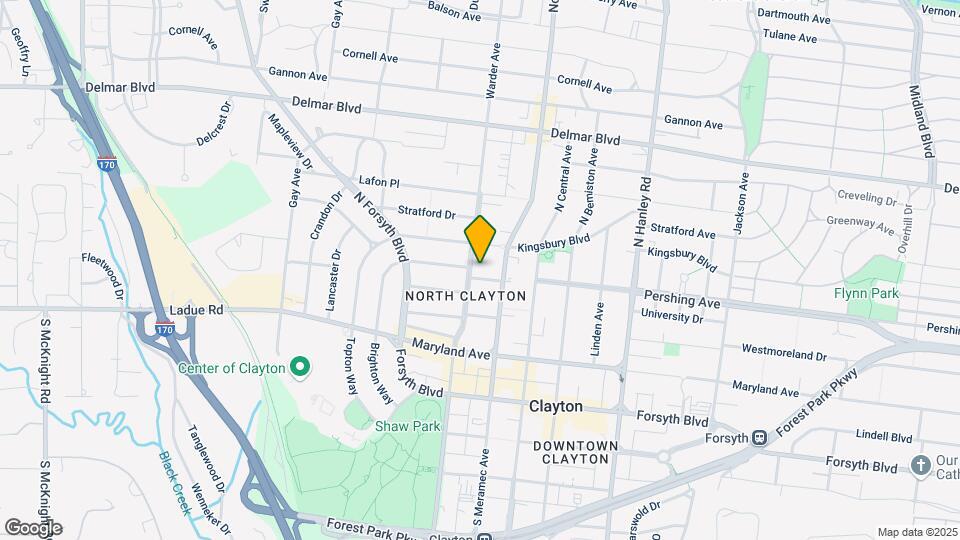 202 N Brentwood Blvd Mapa y Detalles de la Ubicación