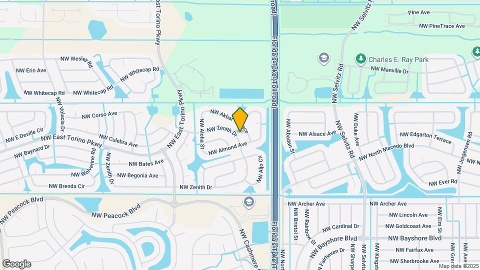 5731 NW Zenith Dr Map and Location Details