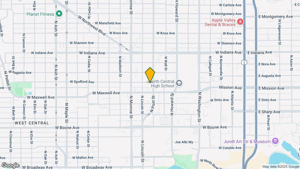 809 W Spofford Ave Map and Location Details