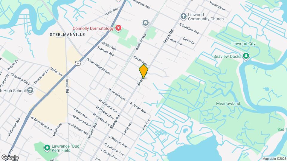 2254 Shore Rd Map and Location Details