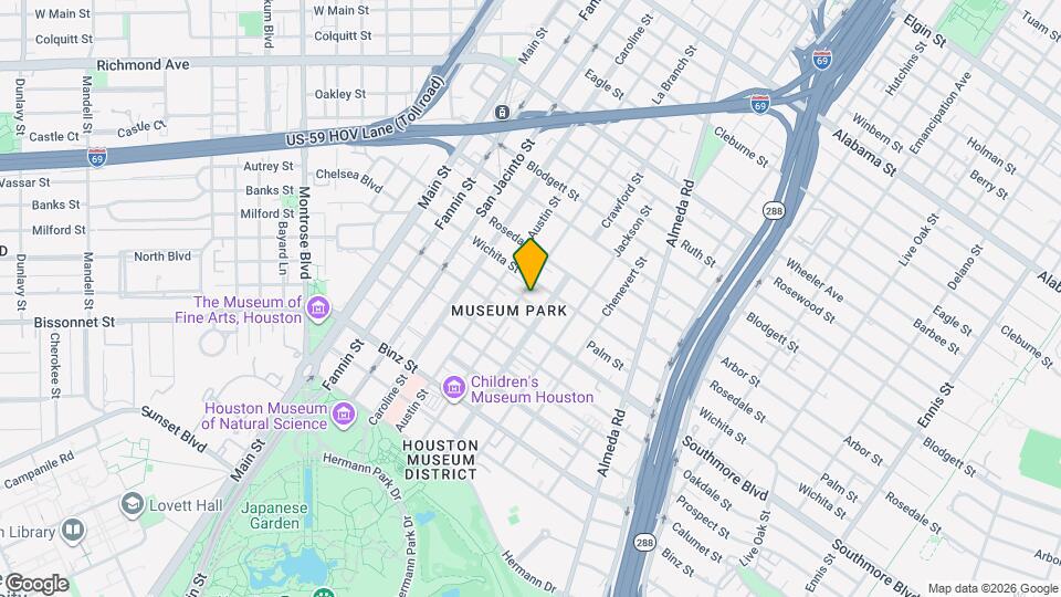 5033 La Branch St Map and Location Details