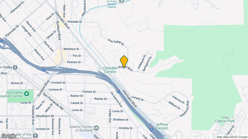 8339 Valecrest Dr Map and Location Details