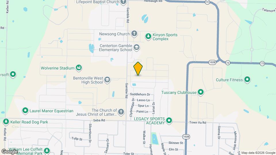 701 Bronco St Map and Location Details