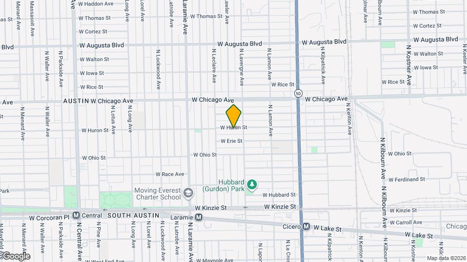 5019 W Huron St Map and Location Details