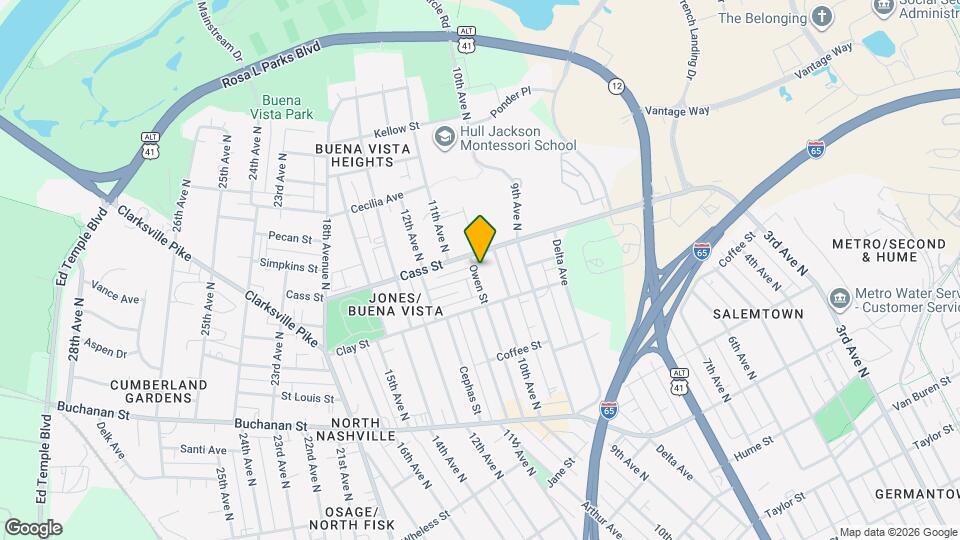 2016 Owen St Mapa y Detalles de la Ubicación