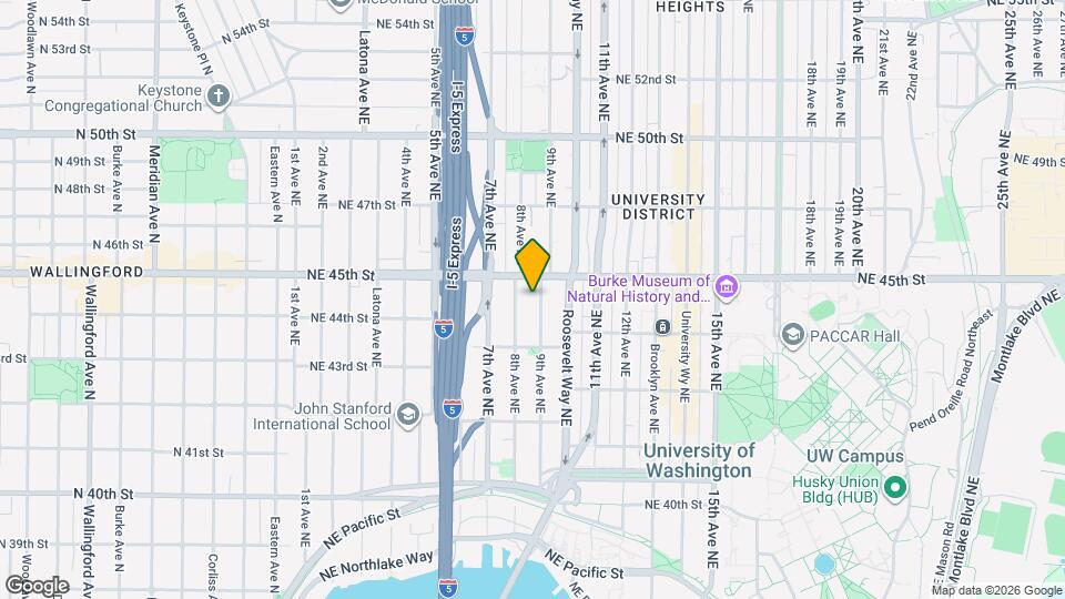 4343 9th Ave NE Map and Location Details