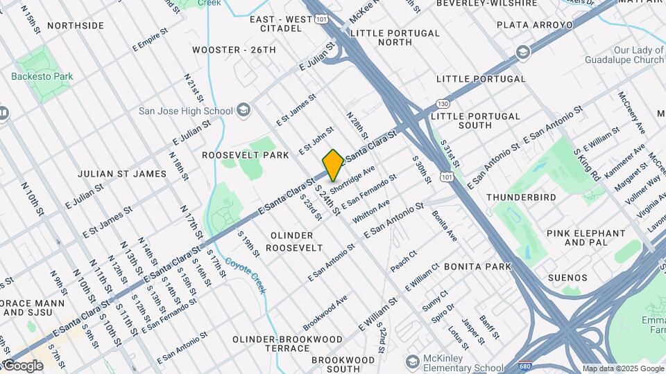 1185-1189 Shortridge Ave Mapa y Detalles de la Ubicación