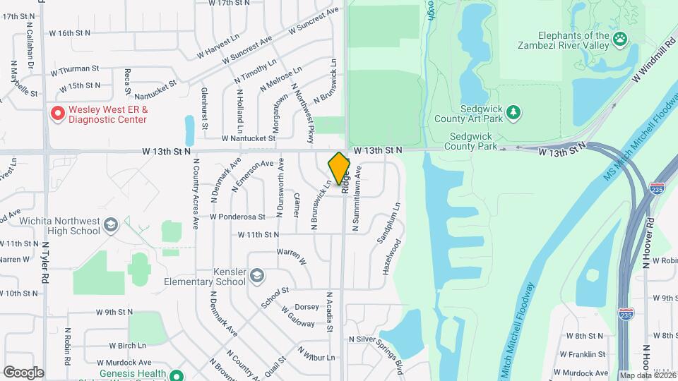 7200 W 12th St N Map and Location Details