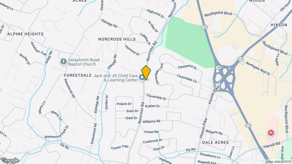4502 Norcross Rd Map and Location Details