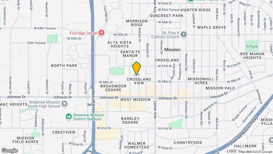 5734 Walmer St Map and Location Details