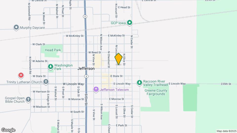 300 E Washington St Map and Location Details