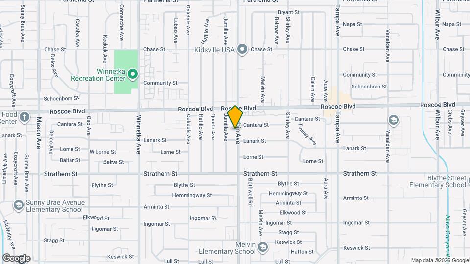 8217 Corbin Ave Map and Location Details