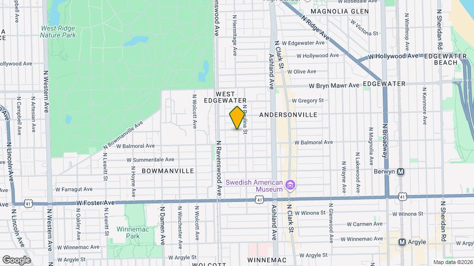 1715 W Rascher Ave Map and Location Details