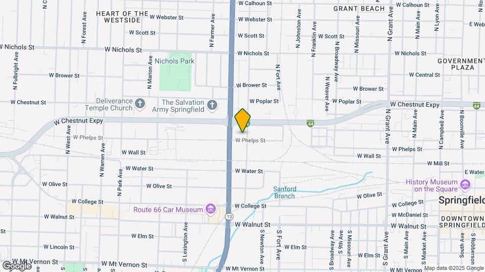 1507 W Phelps St Map and Location Details
