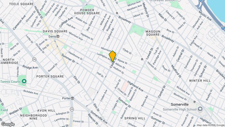 130 Cedar St, Unit 2 Mapa y Detalles de la Ubicación