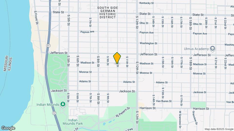 936 Madison St, Unit Upper Map and Location Details