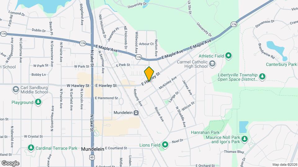 Mundelein Senior Apartments Map and Location Details