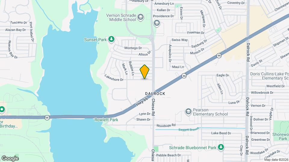 7210 Lakeshore Dr Map and Location Details