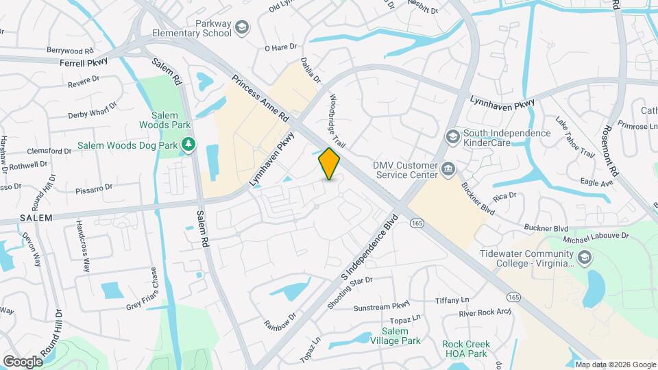 1612 Halesworth Ln Map and Location Details