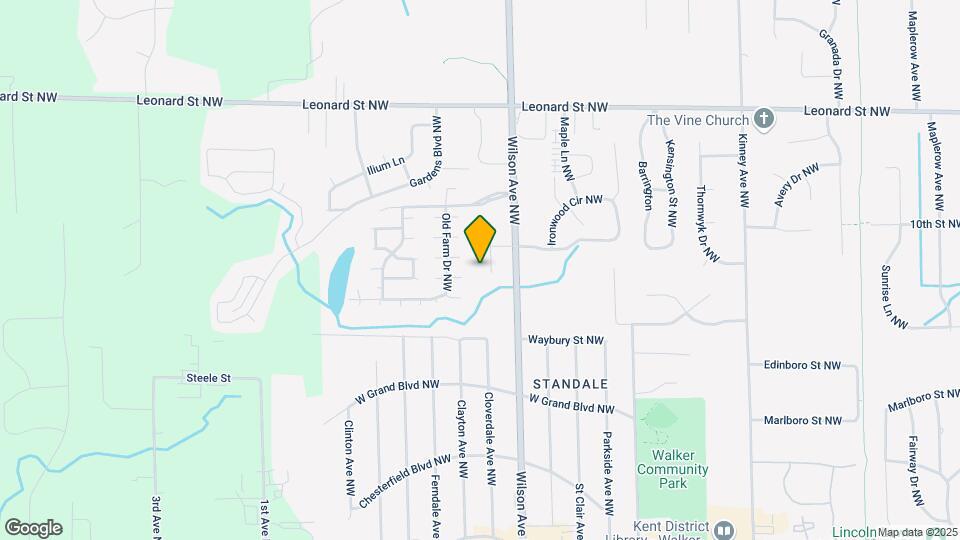 917 Cedar Run Ct NW Map and Location Details
