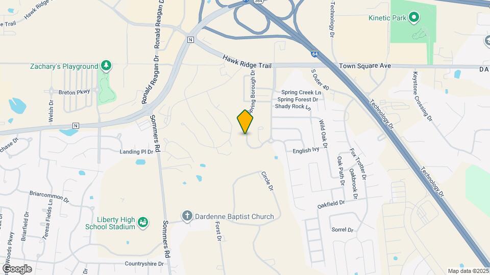 228 Spring Borough Dr Map and Location Details