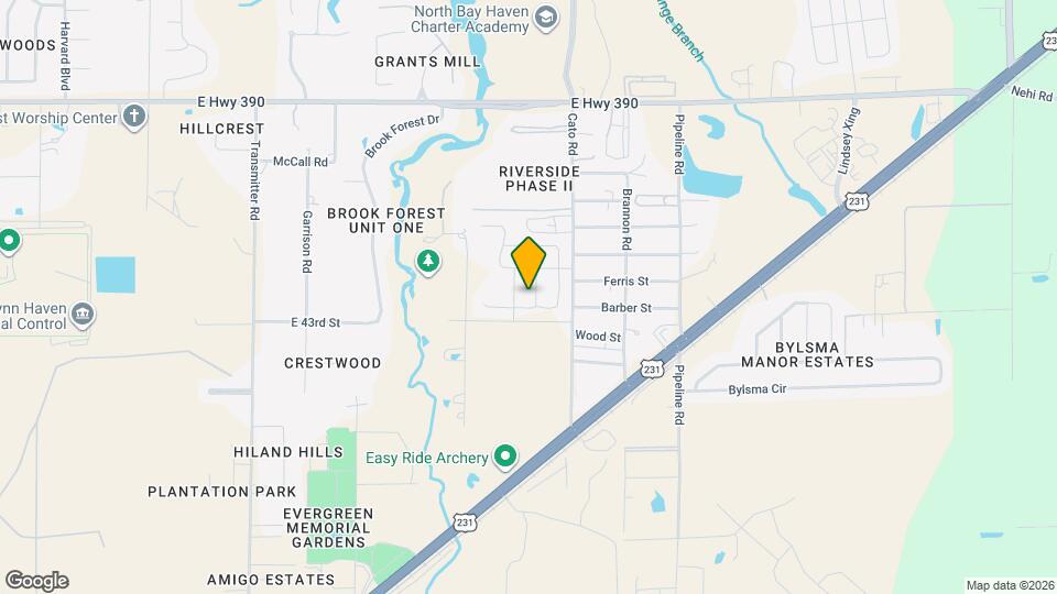 3995 Pioneer Ln. Map and Location Details