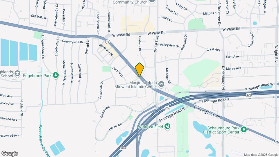 1705 Chesapeake Ln Map and Location Details