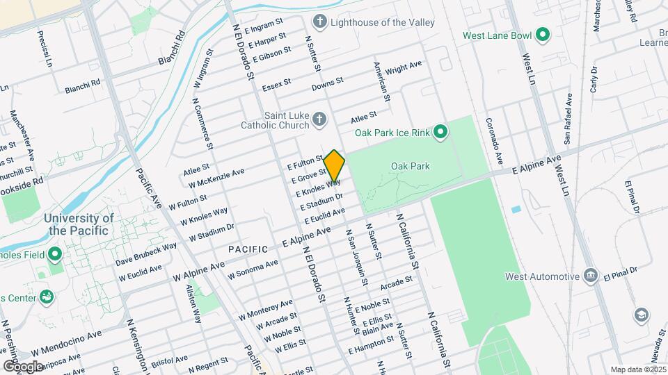 3537 N San Joaquin St Map and Location Details