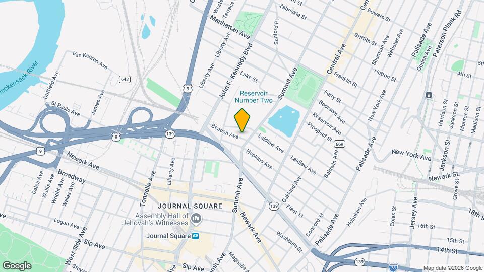 204 Beacon Ave Map and Location Details