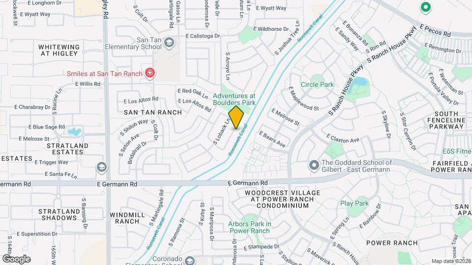 3801 S Joshua Tree Ln Map and Location Details