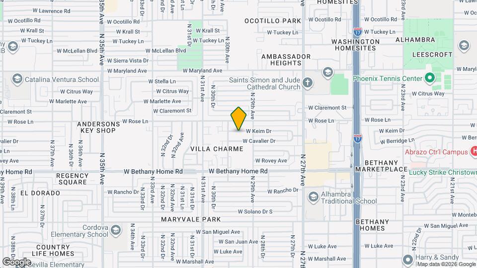 2923 W Keim Dr Mapa y Detalles de la Ubicación