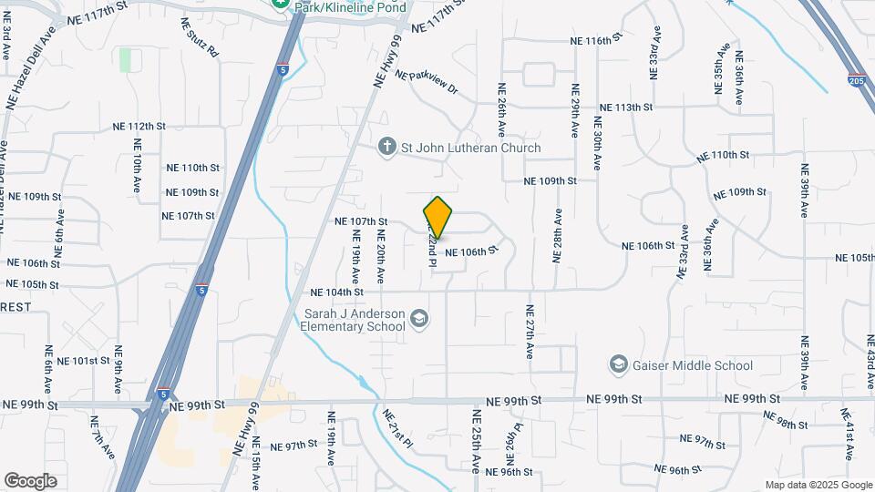 2200 NE 106th St Map and Location Details