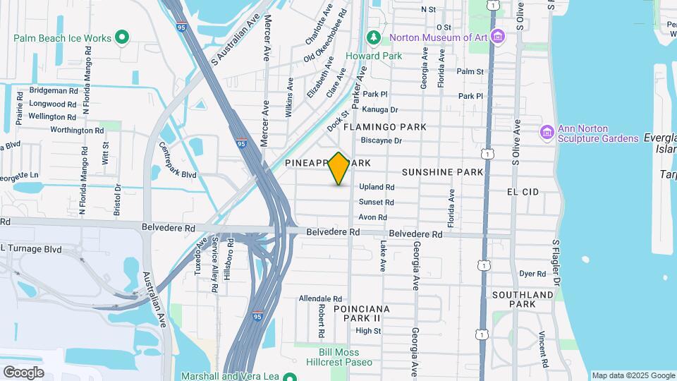 918 Upland Rd Map and Location Details