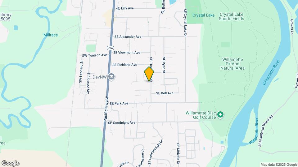 2586 SE Thompson St Map and Location Details