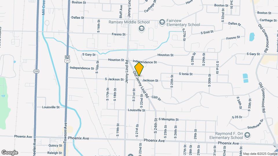 3839 Old Jenny Lind Rd Map and Location Details