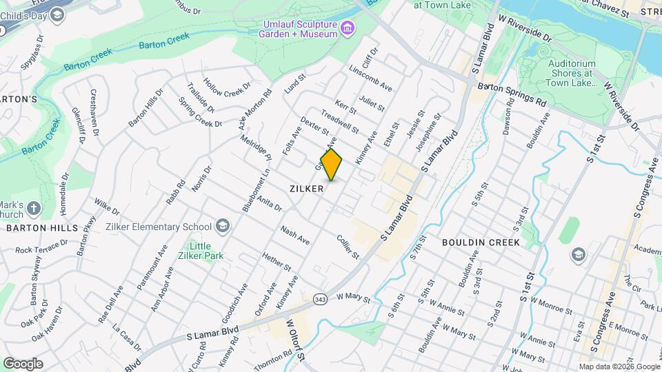 1305 Oxford Ave Map and Location Details