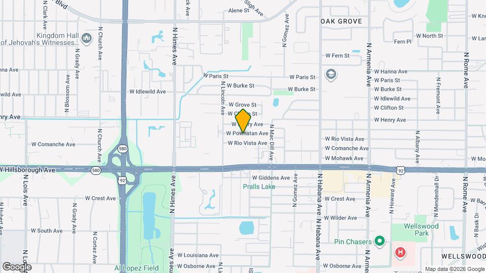 3124 W Powhatan Ave Mapa y Detalles de la Ubicación