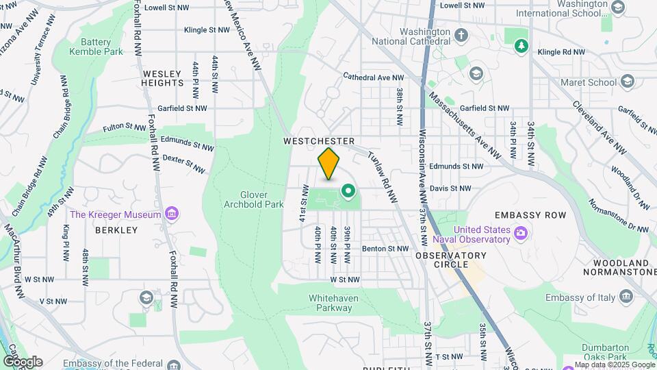 4005 Davis Pl NW Map and Location Details