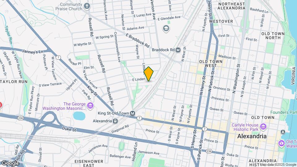 110 E Rosemont Ave Map and Location Details